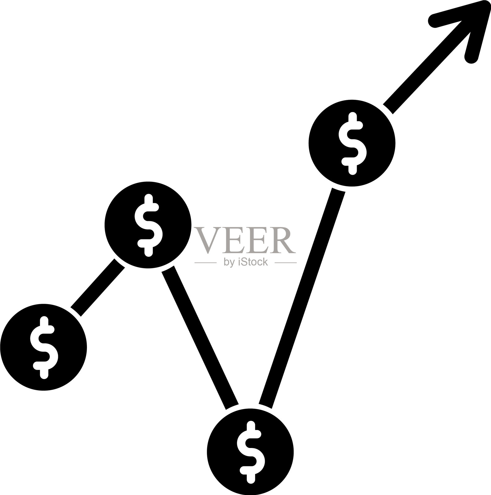 国内生产总值黑字形标志市场设计元素图片