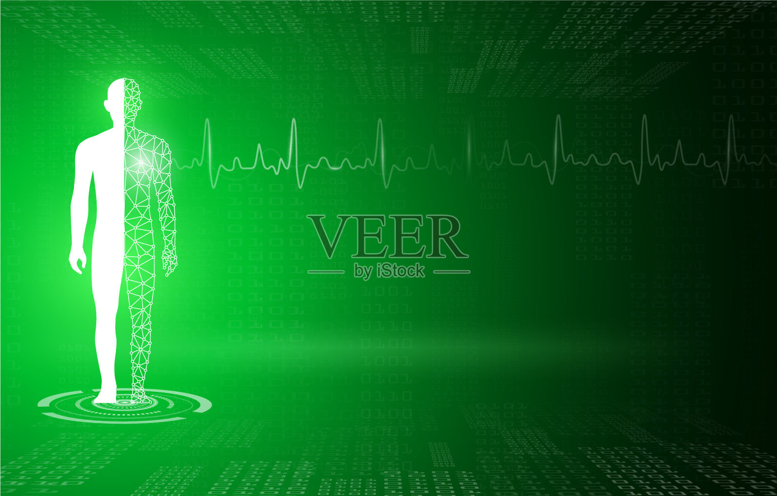 抽象背景技术概念插画图片素材