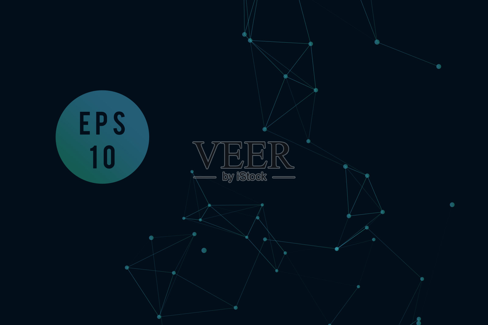 数字技术背景。抽象的连接。具有渐变的未来科幻用户界面概念。大数据、人工智能、音乐hud。区块链和cryptocurrency。向量插画图片素材