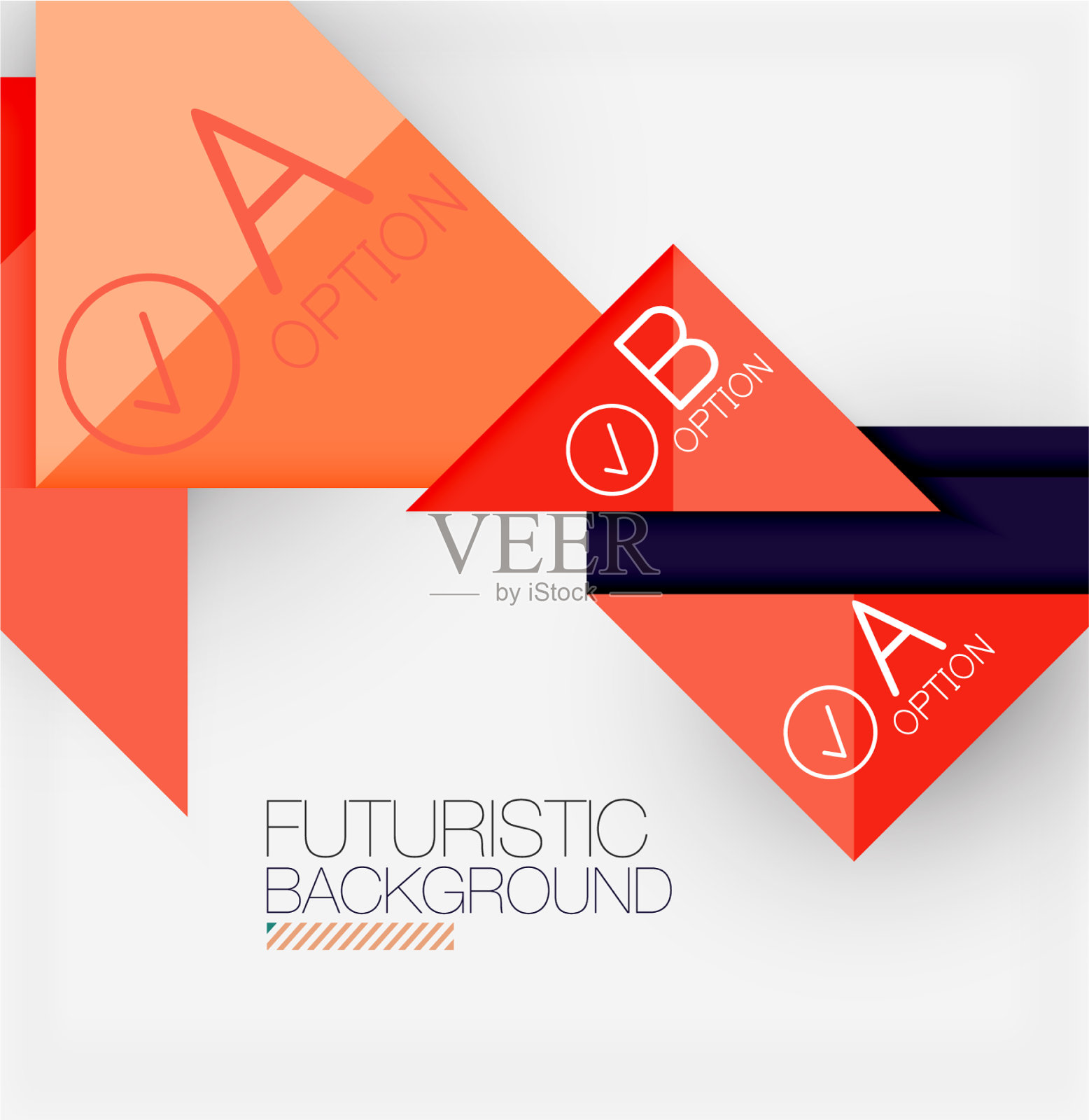 抽象背景几何业务插画图片素材