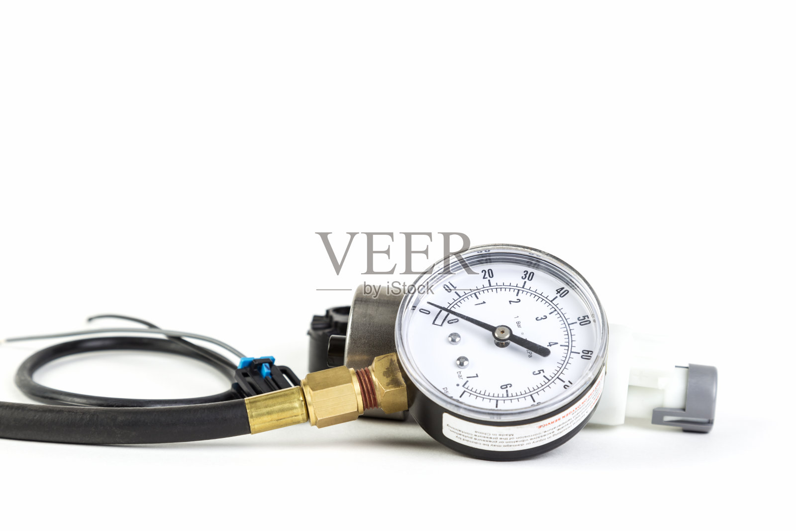 燃油泵和压力表照片摄影图片