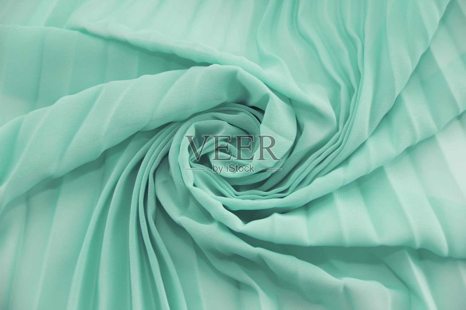 有褶的绿色合成纤维照片摄影图片