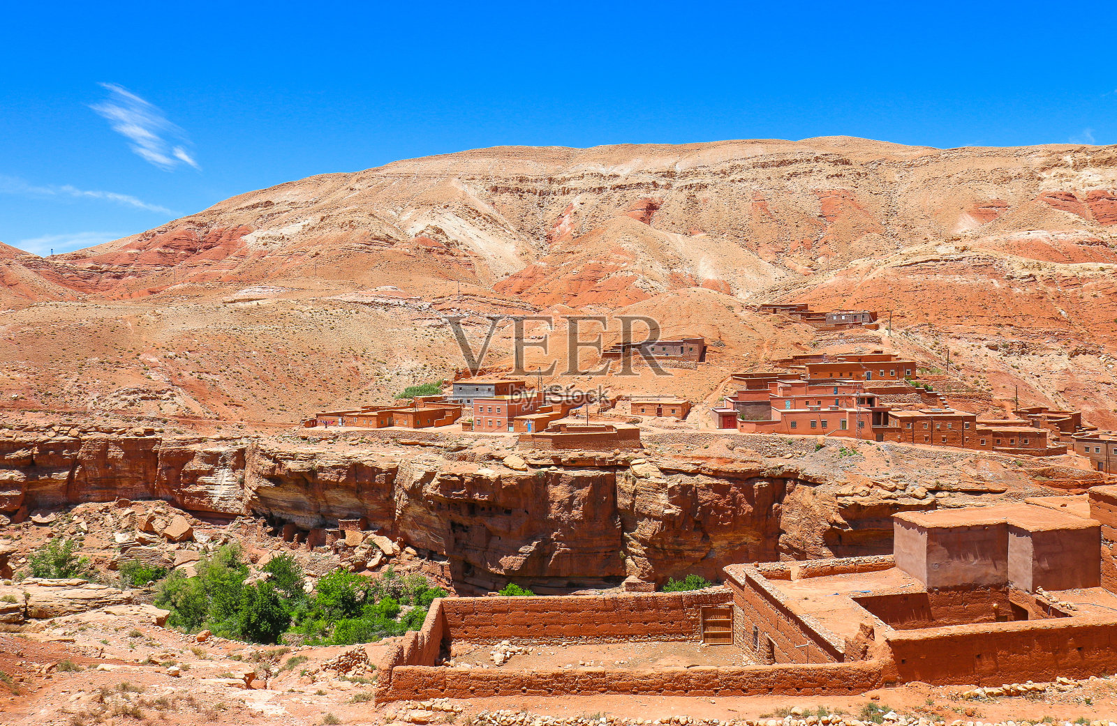 摩洛哥阿特拉斯山脉的日常生活照片摄影图片