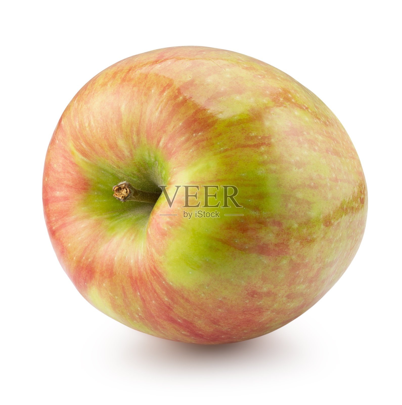 红苹果孤立在白色背景上照片摄影图片