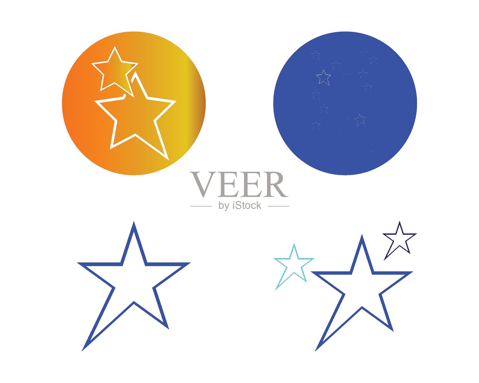 星标志模板插画图片素材
