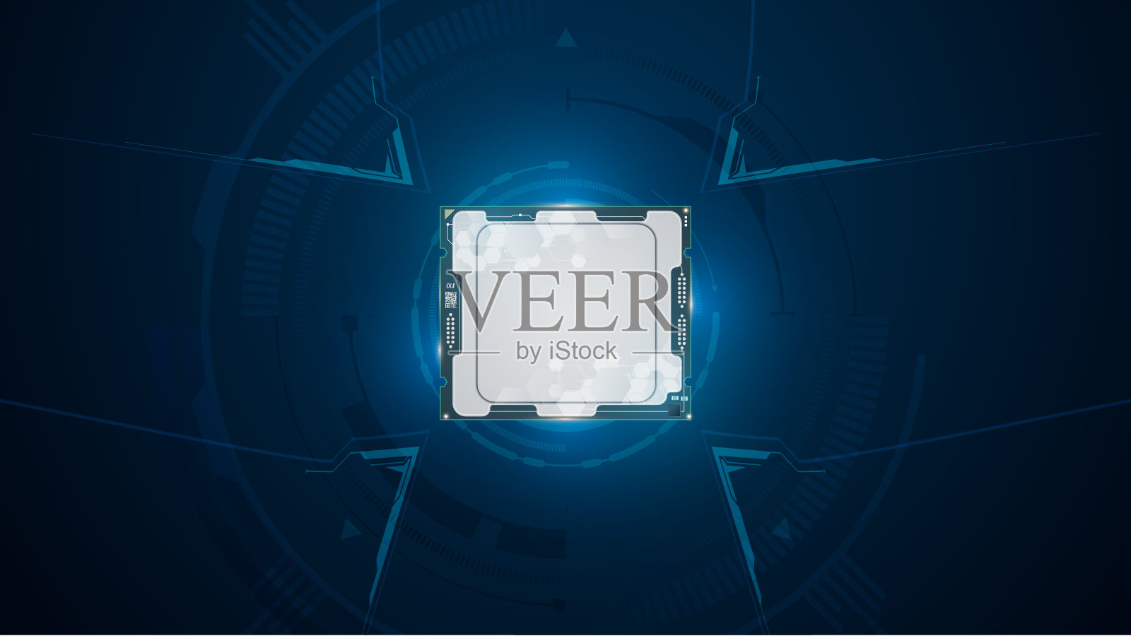 摘要CPU系统计算工作电子学创新的概念背景插画图片素材