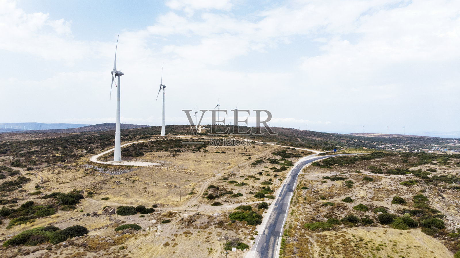 风车在秋天照片摄影图片