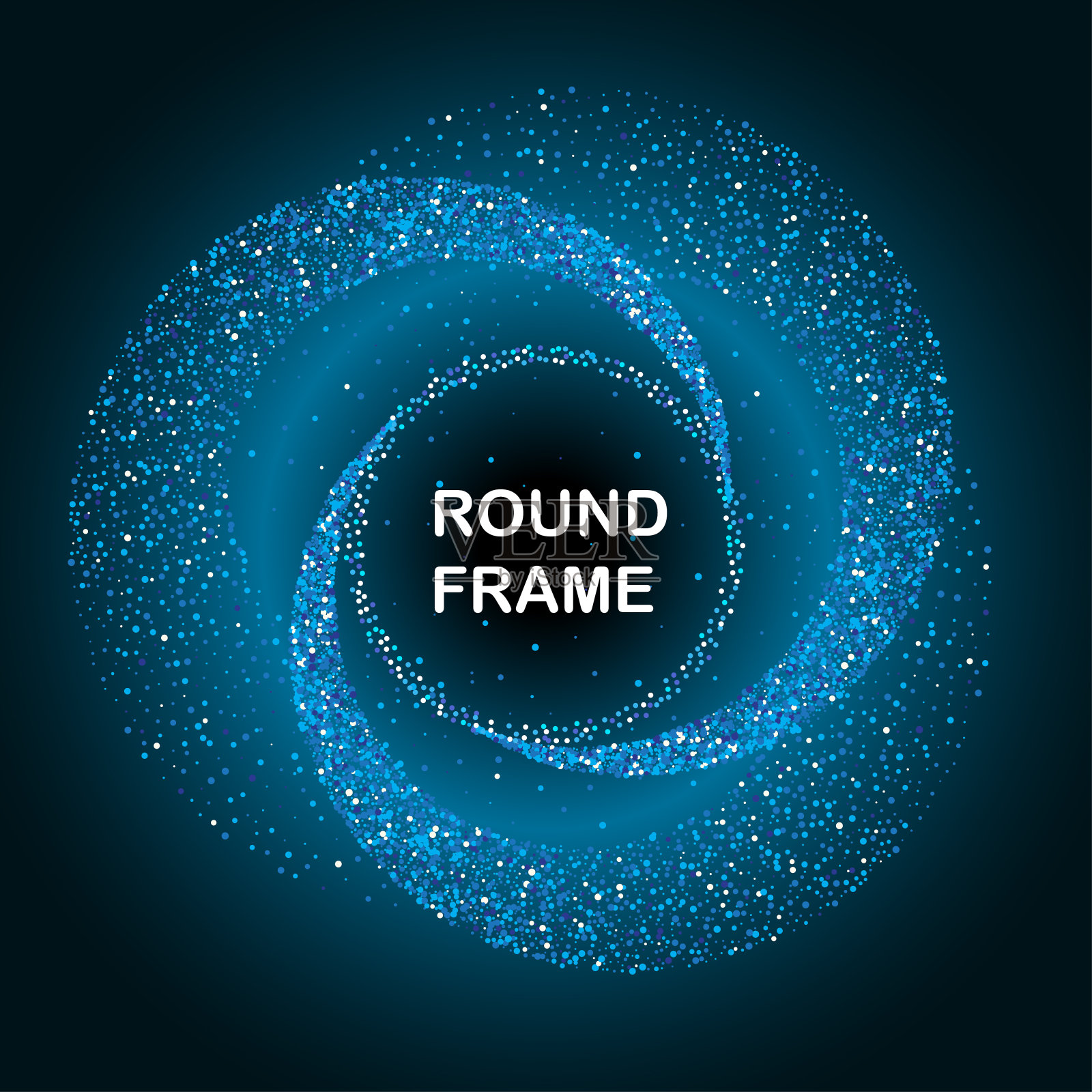 金光闪闪的星尘圈。闪烁的椭圆在方格背景，矢量插图插画图片素材