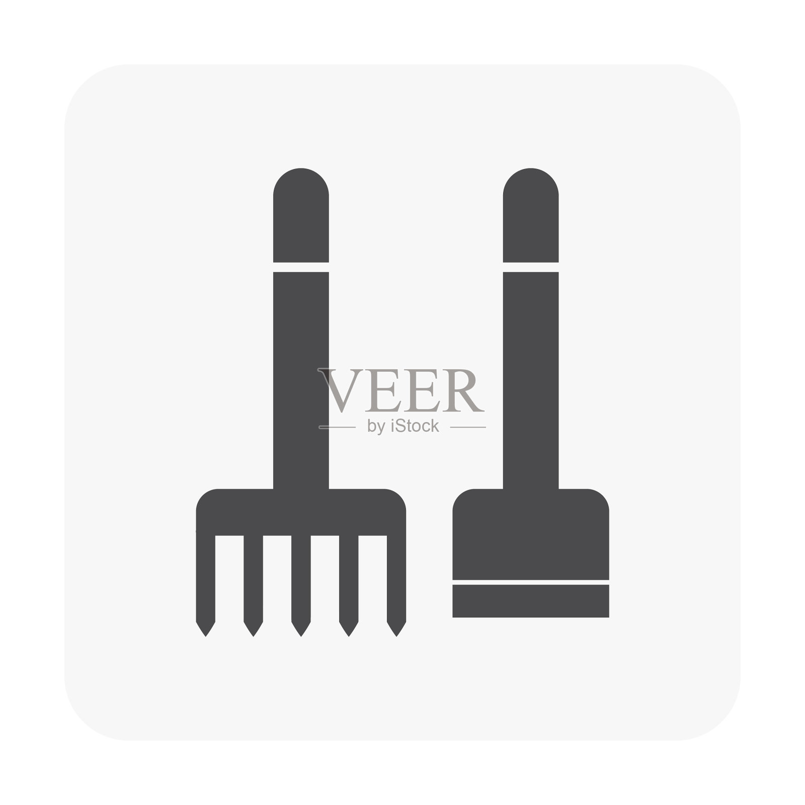 园艺工具图标图标素材