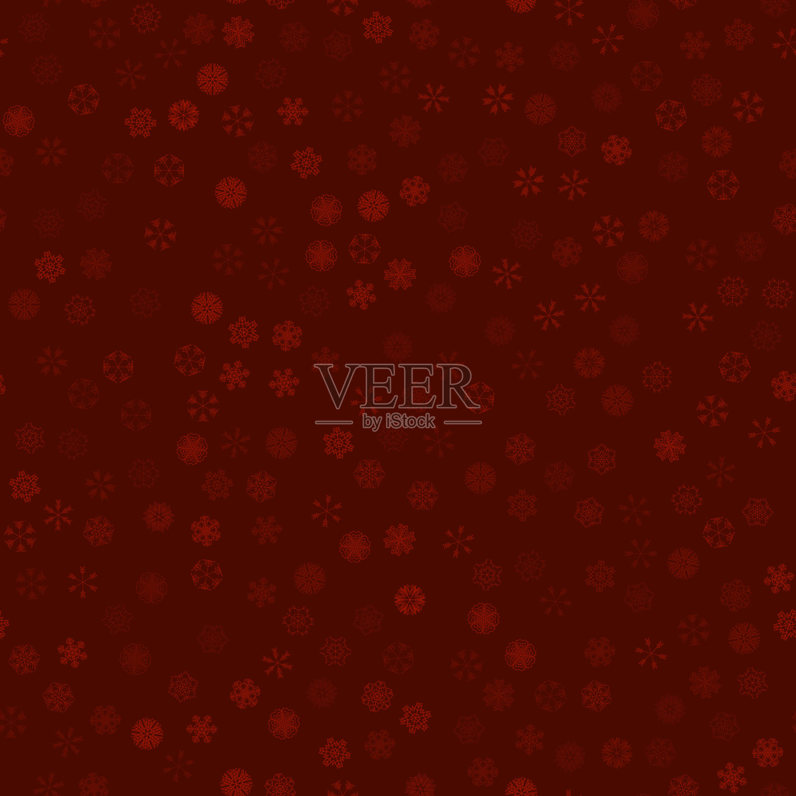 冬雪矢量圣诞无缝图案插画图片素材