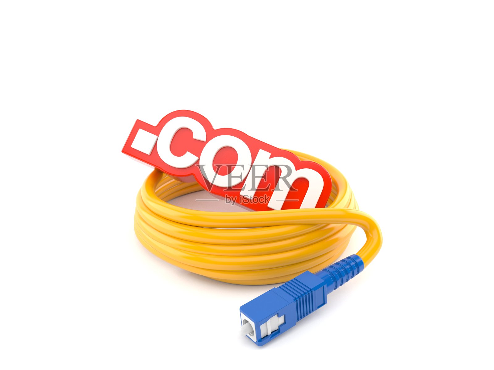 带光缆的域照片摄影图片