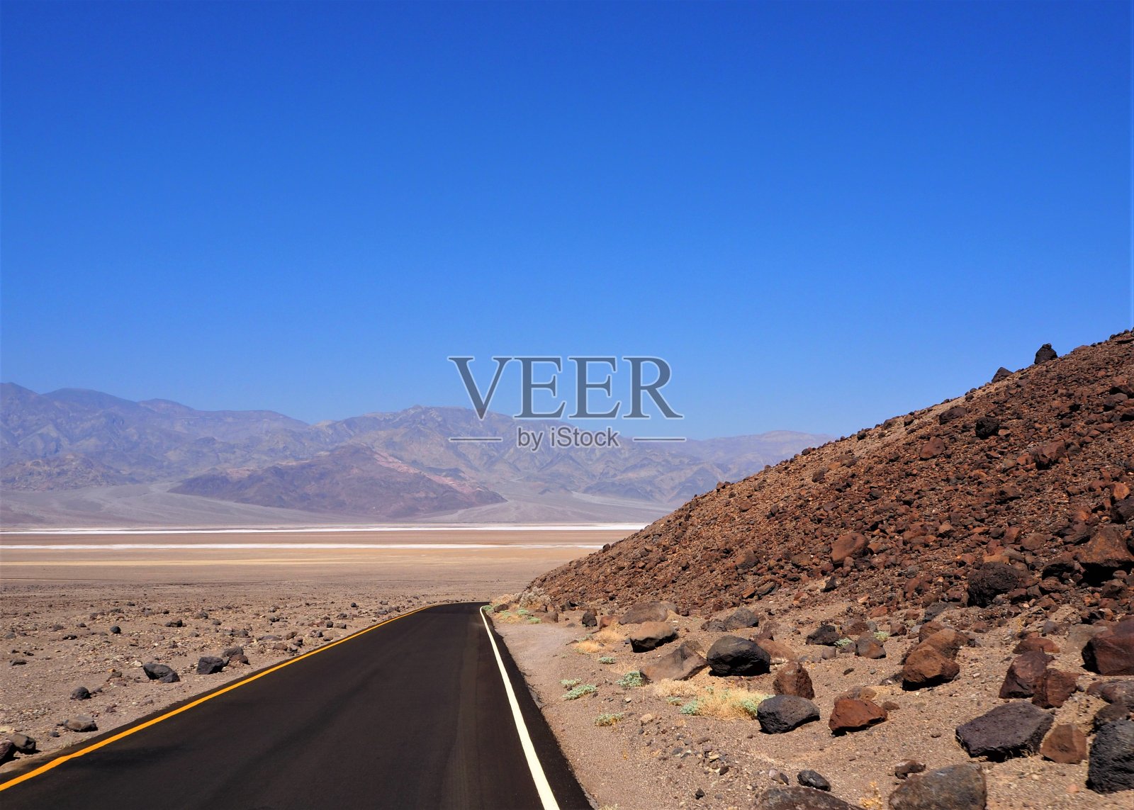 死亡谷-魔鬼的高尔夫球场，加利福尼亚，美国照片摄影图片