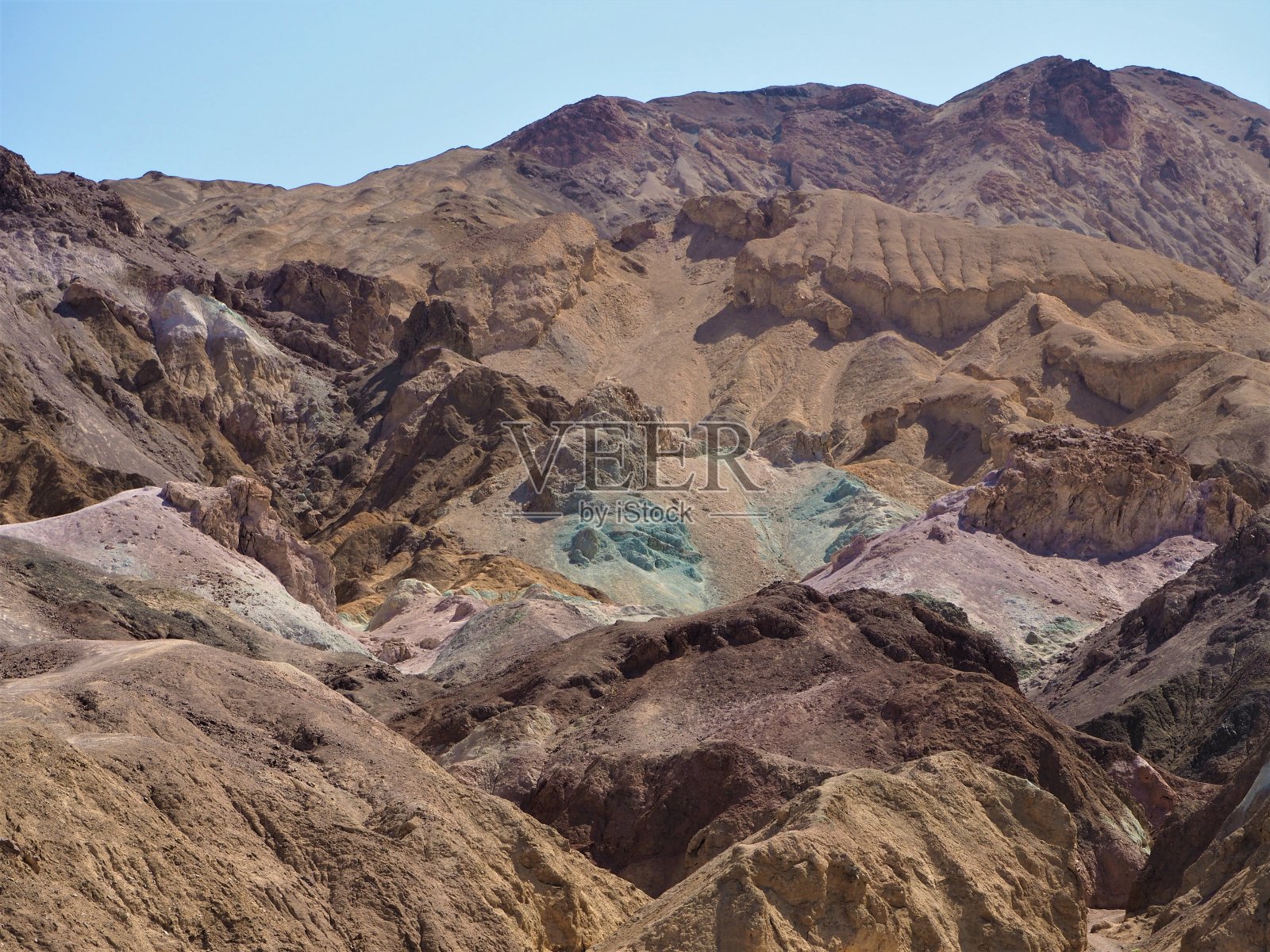 艺术家驱动器，艺术家的调色板，死亡谷-美国照片摄影图片