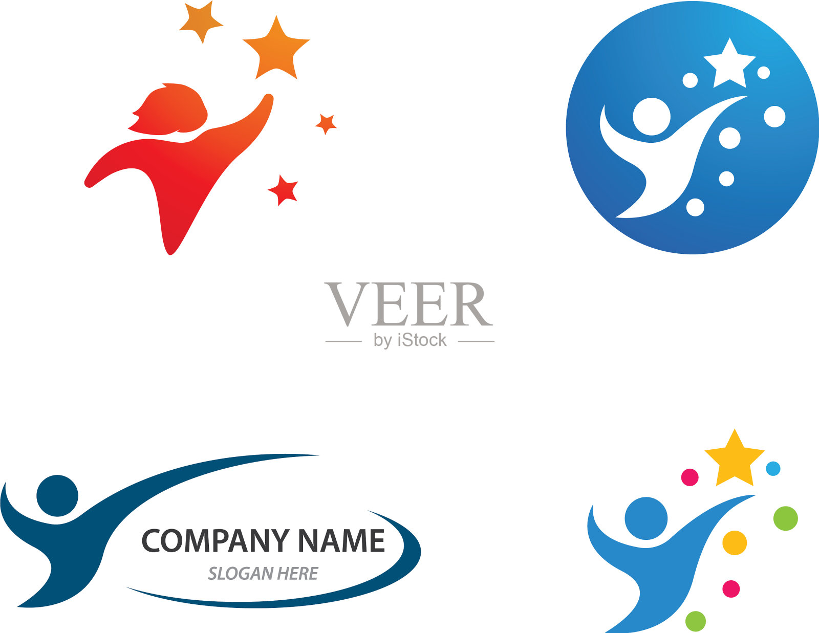 成功人的标志图标素材