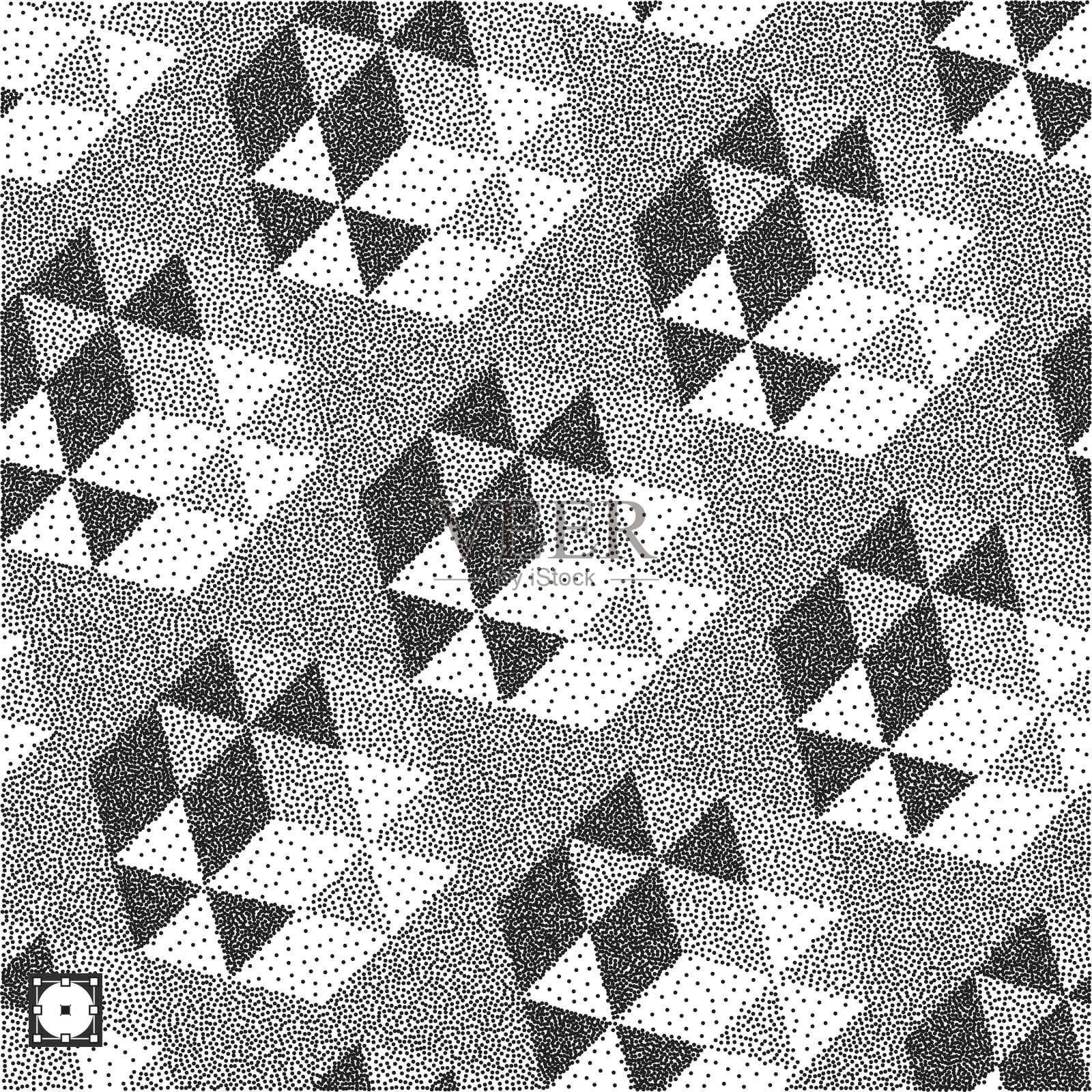 蜂巢背景3d马赛克黑色和白色插画图片素材