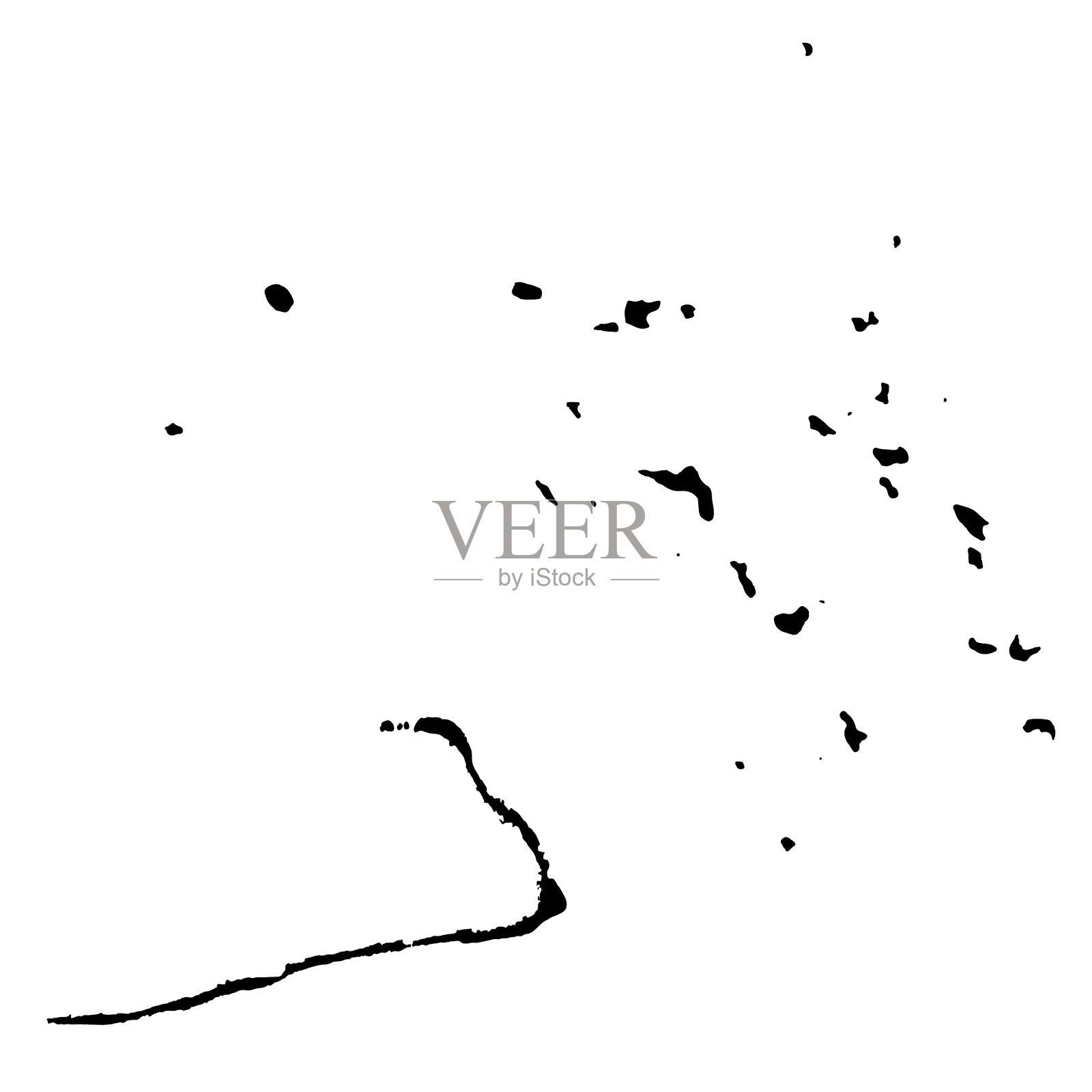 地图马绍尔群岛和马朱罗国家和插画图片素材