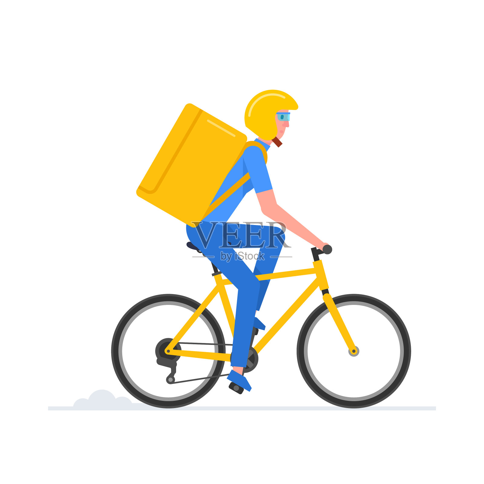 自行车信使设计元素图片