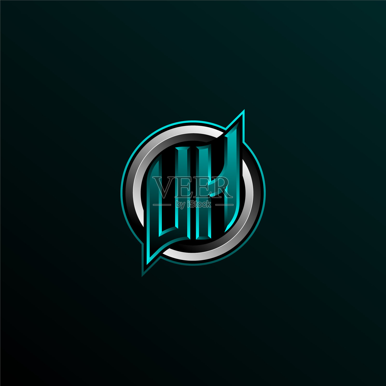 初始的uh标志设计初始的vh标志设计设计元素图片