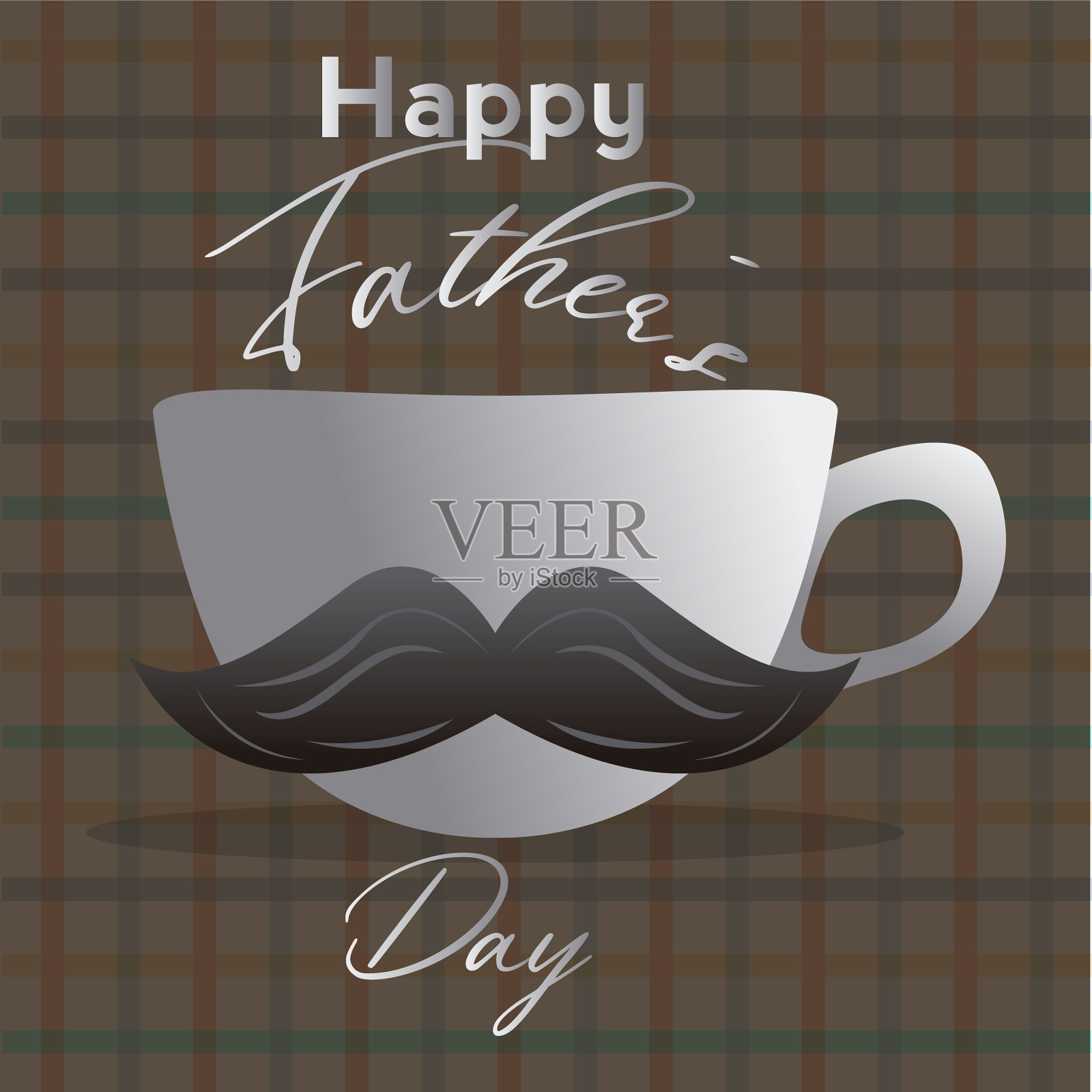 父亲节快乐海报插画图片素材