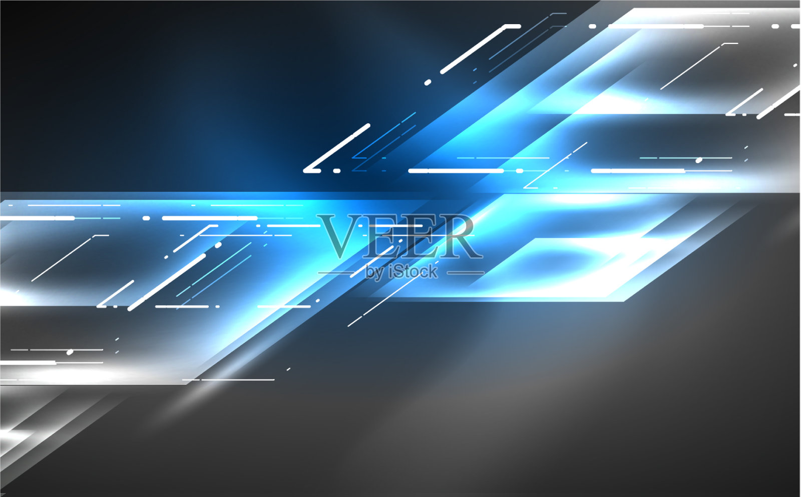 动态霓虹光泽抽象背景时尚插画图片素材