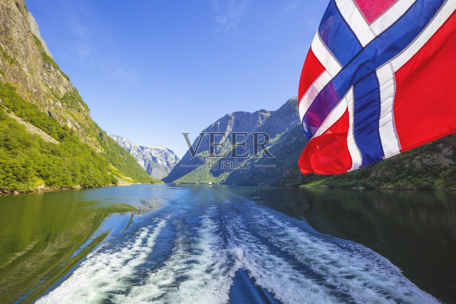 Aurlandsfjord在挪威照片摄影图片