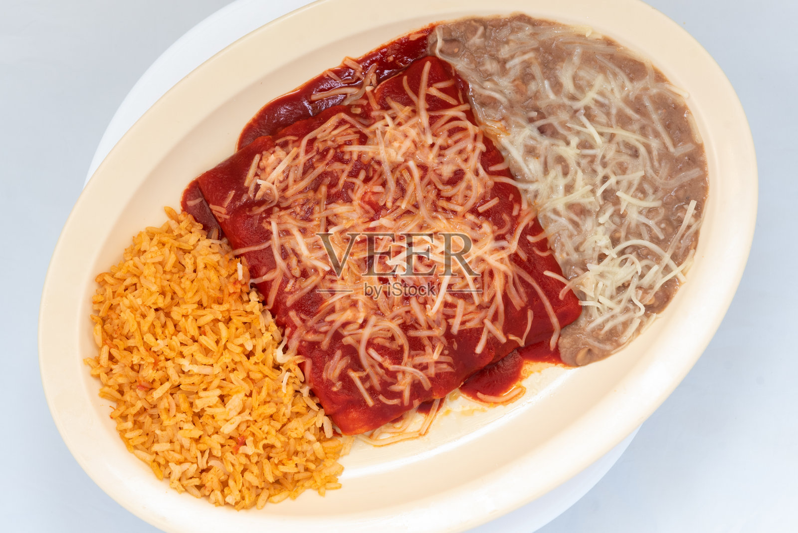 素食玉米片，富含美味。照片摄影图片