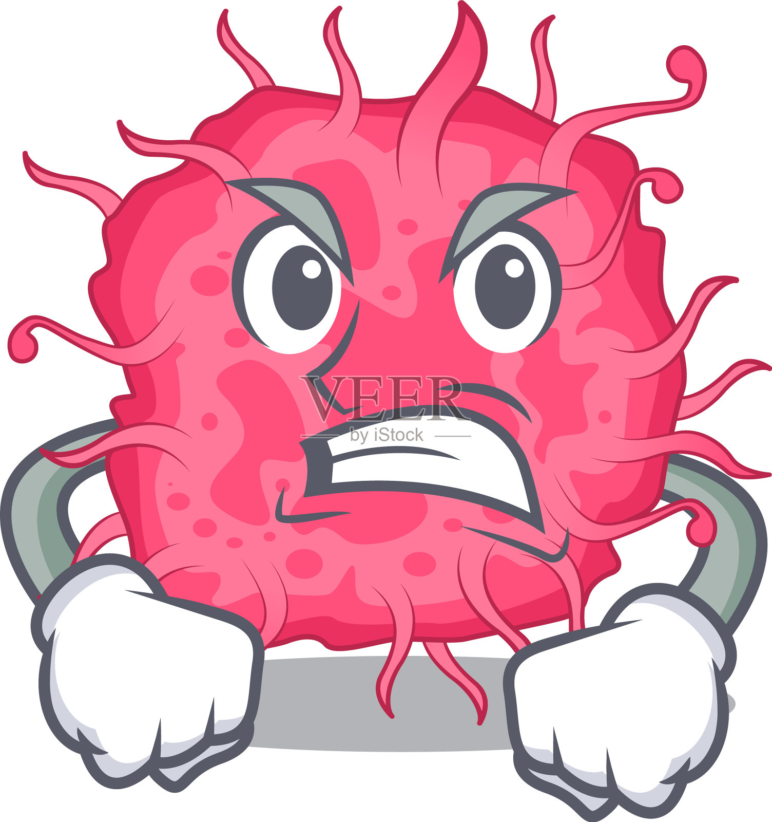 吉祥物设计理念致病菌插画图片素材