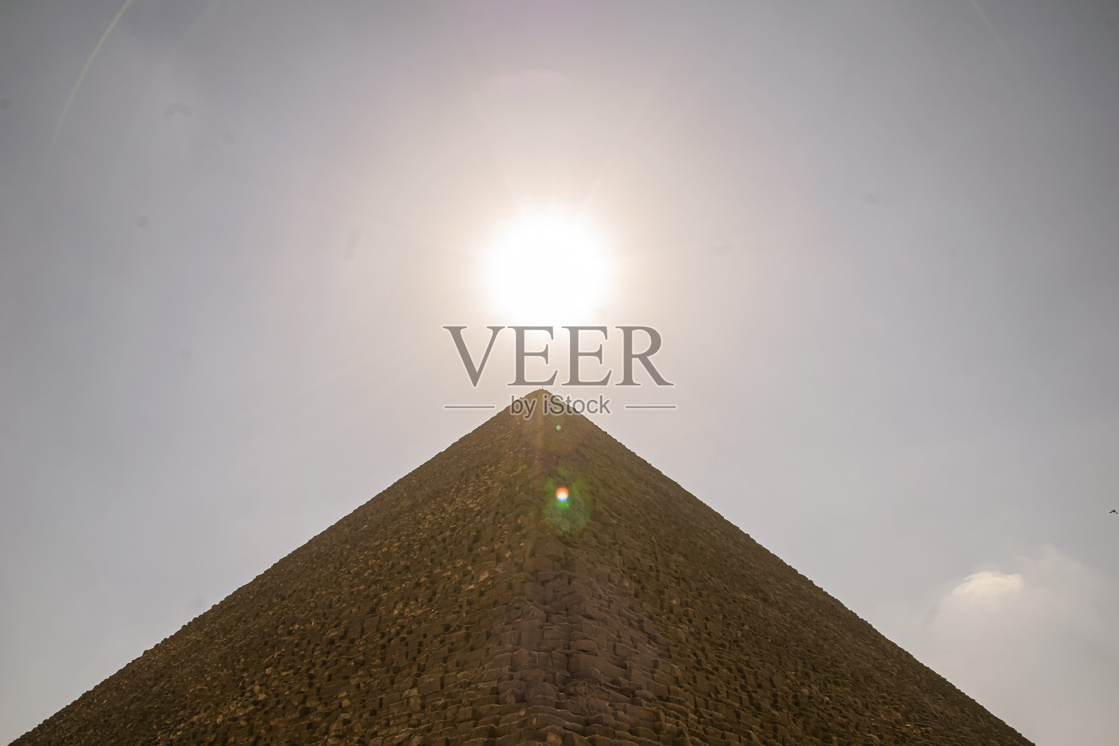 埃及吉萨沙漠全景，开罗照片摄影图片