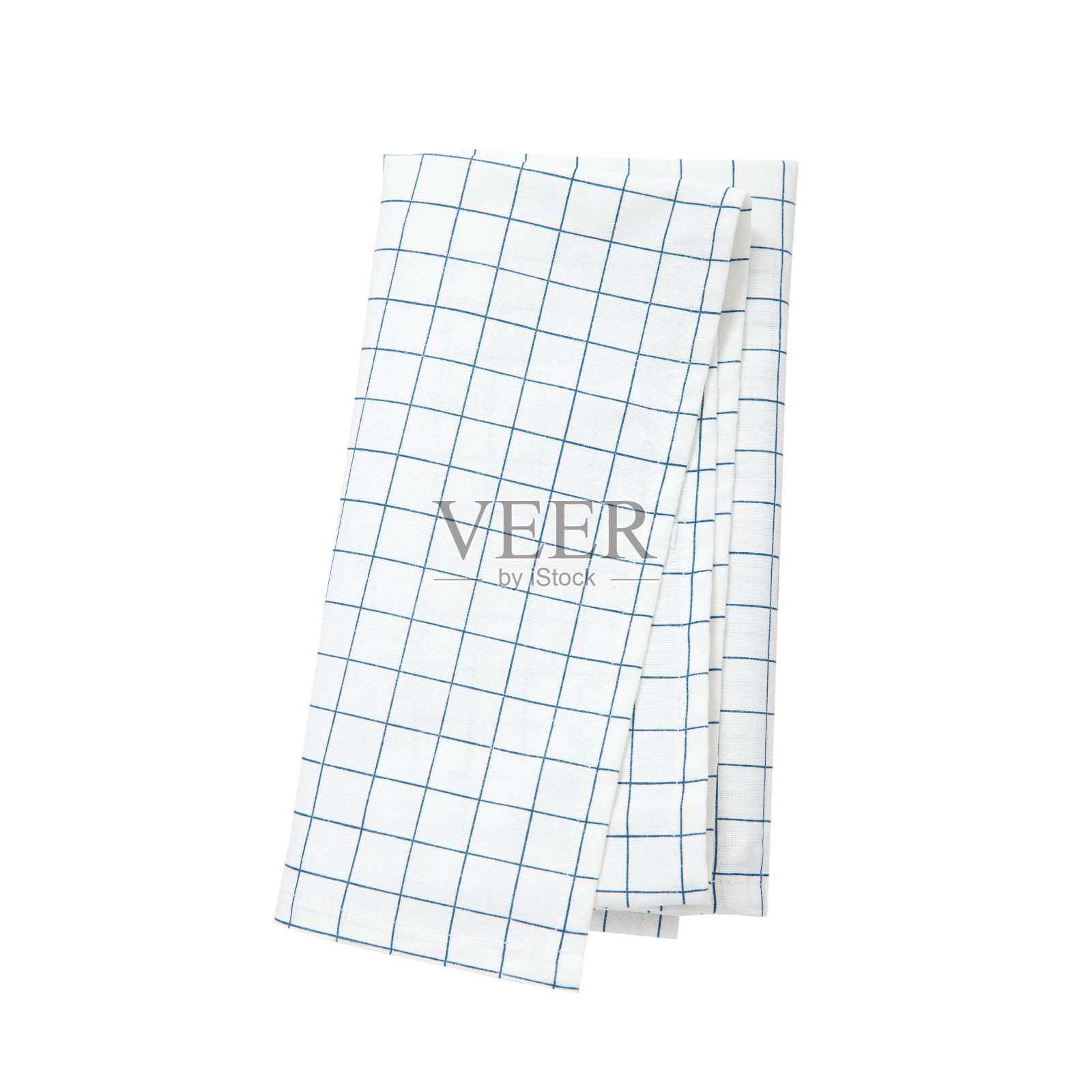 厨房毛巾，餐巾隔离。前视图模型照片摄影图片