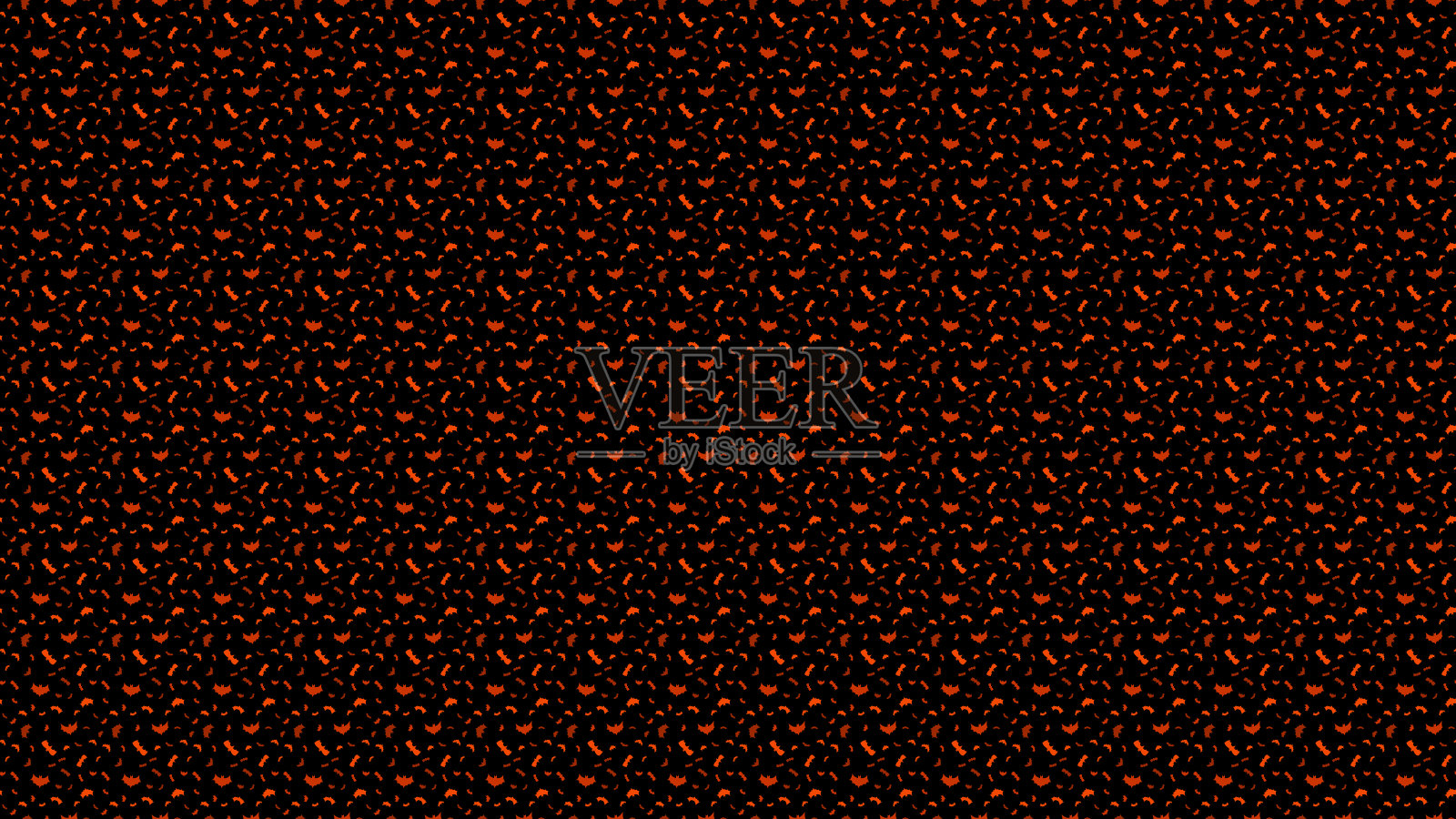 矢量黑色飞行蝙蝠剪影横幅插画图片素材