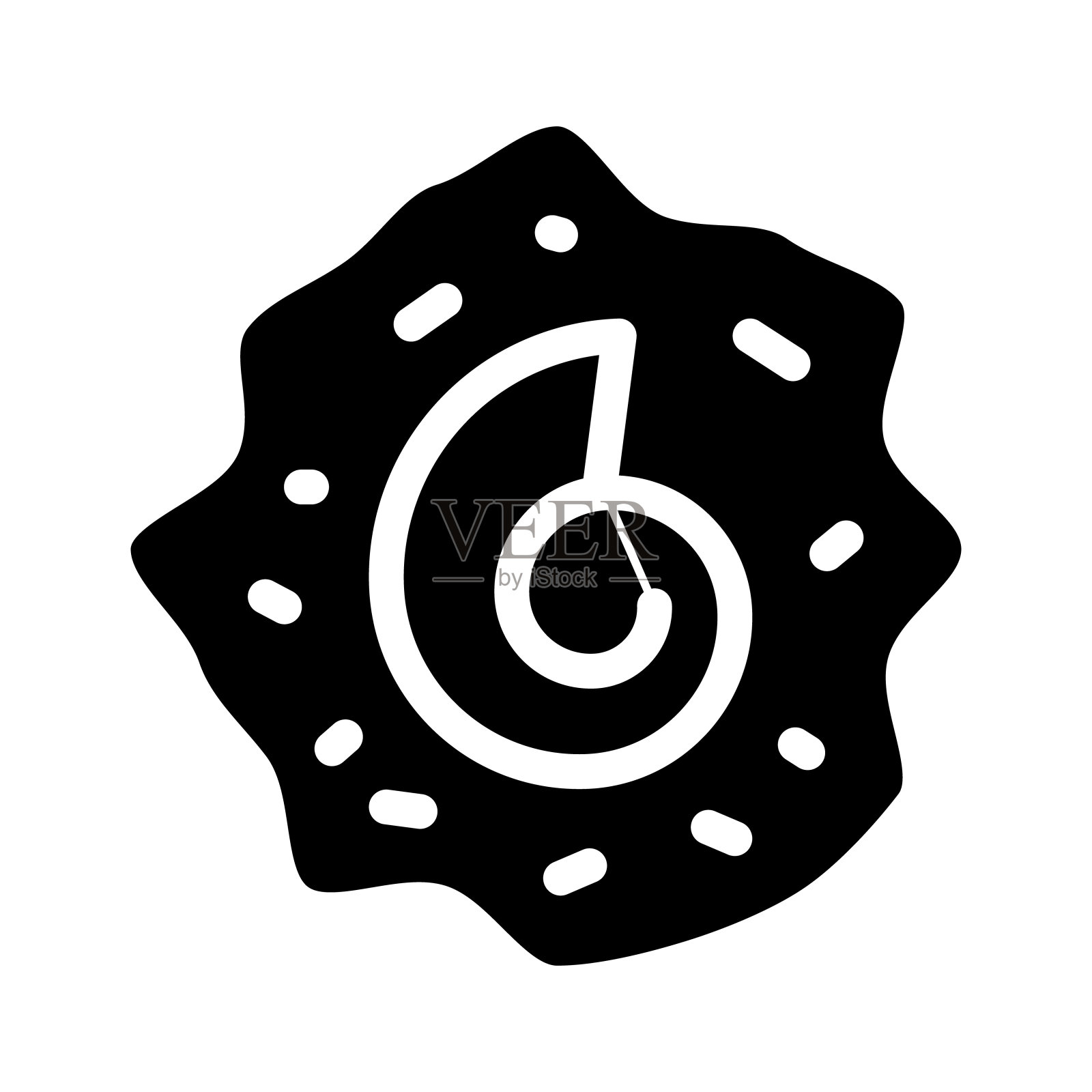 自然科学课，字形，图标，矢量插图图标素材