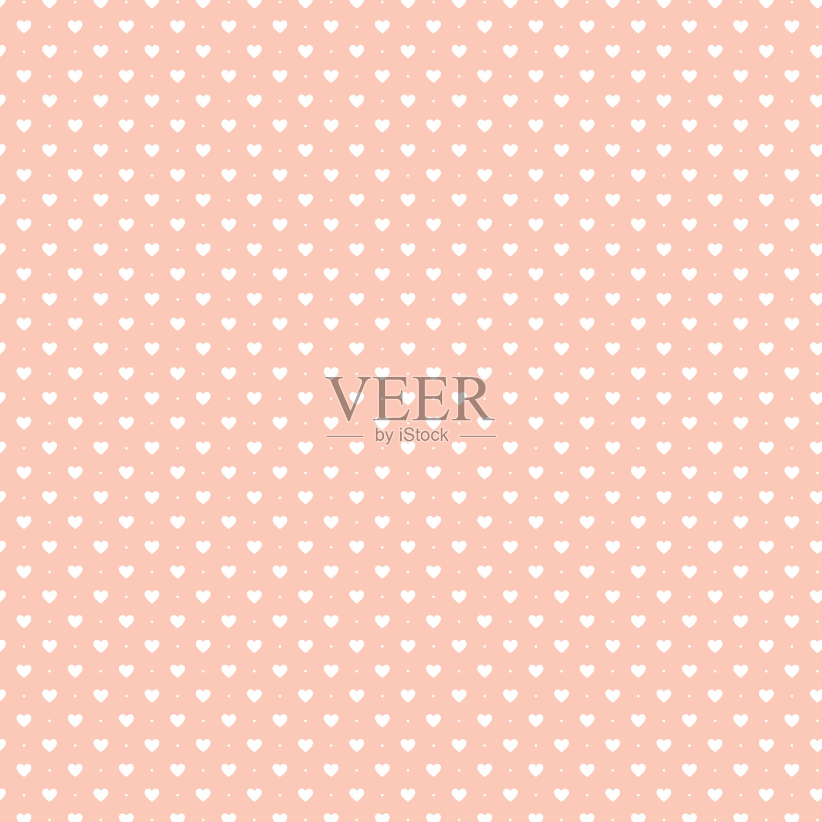 粉色点缀的彩色复古背景或插画图片素材