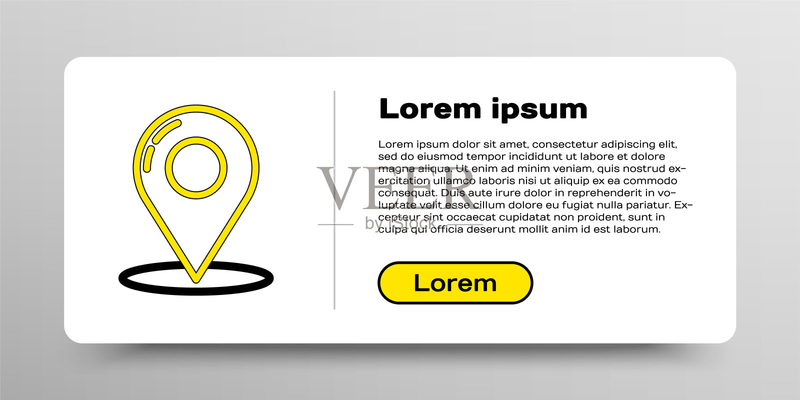 线图引脚图标隔离在白色背景上。导航，指针，位置，地图，gps，方向，地点，指南针，联系，搜索概念。彩色轮廓概念。向量插画图片素材