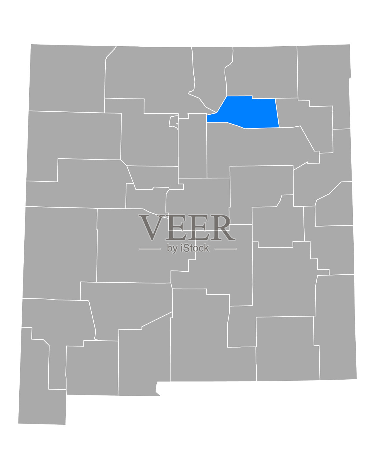 地图莫拉在新墨西哥插画图片素材