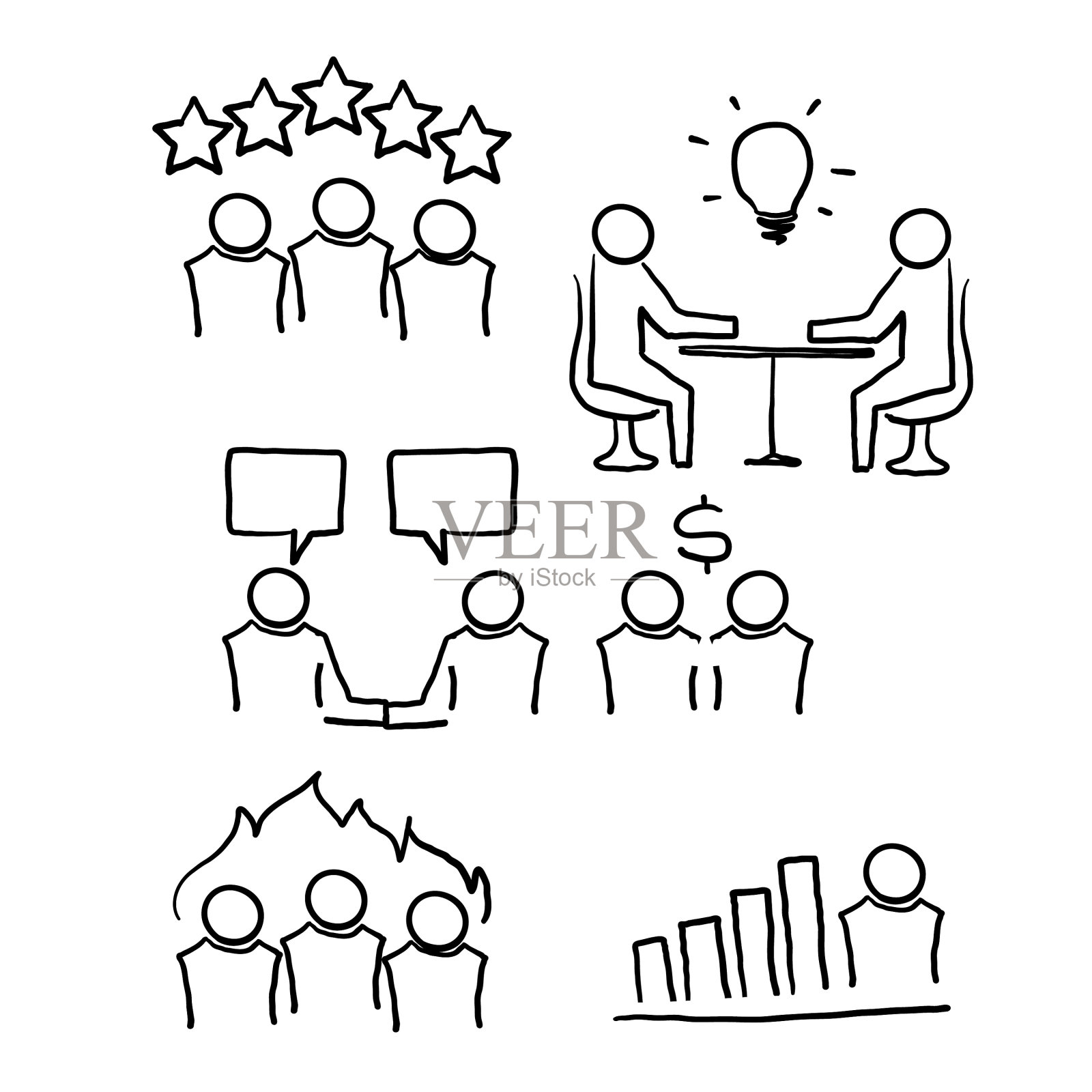 手绘涂鸦卫生纸孤立的背景插画图片素材