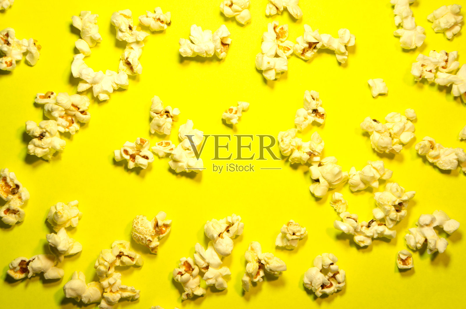 爆米花片分散照片摄影图片