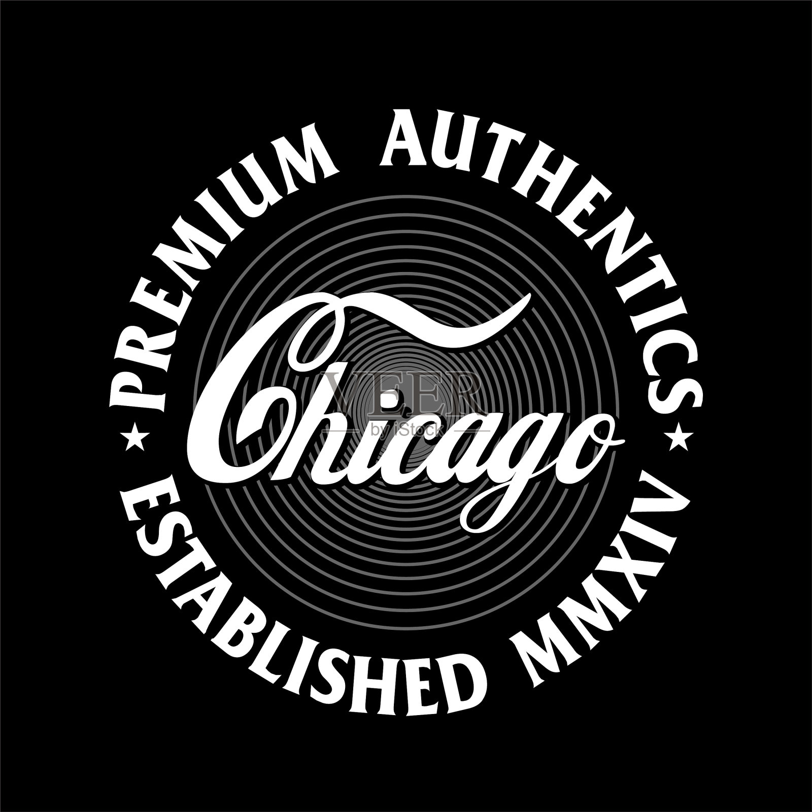 芝加哥优质的vintage fashion设计插画图片素材