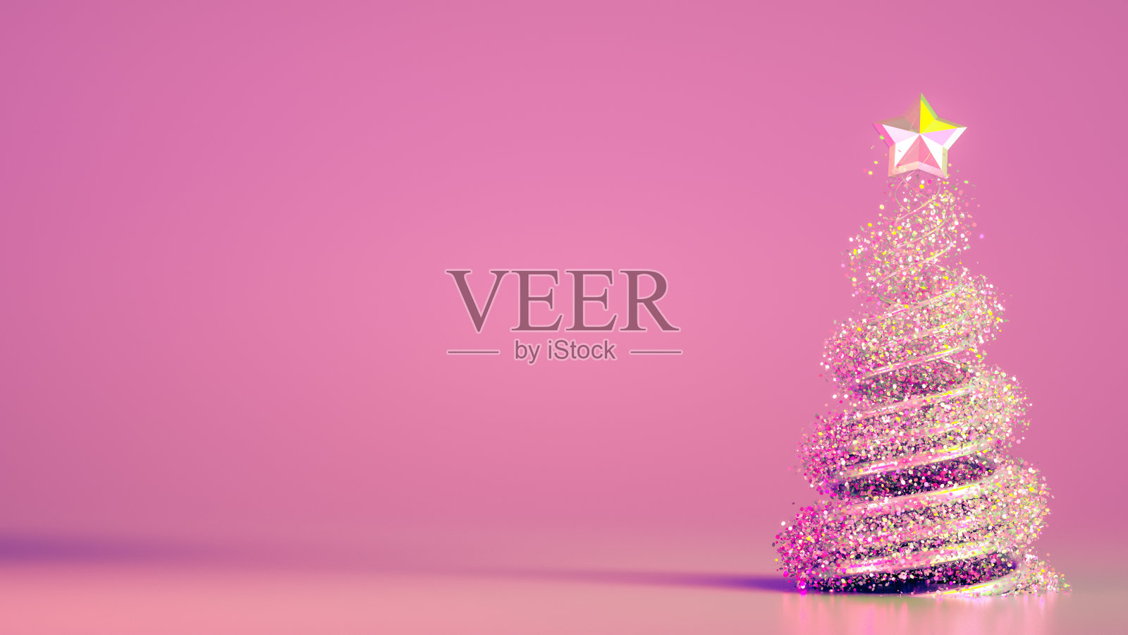 美丽奢华的新年圣诞背景。3d渲染，3d渲染。3d渲染，3d渲染。照片摄影图片