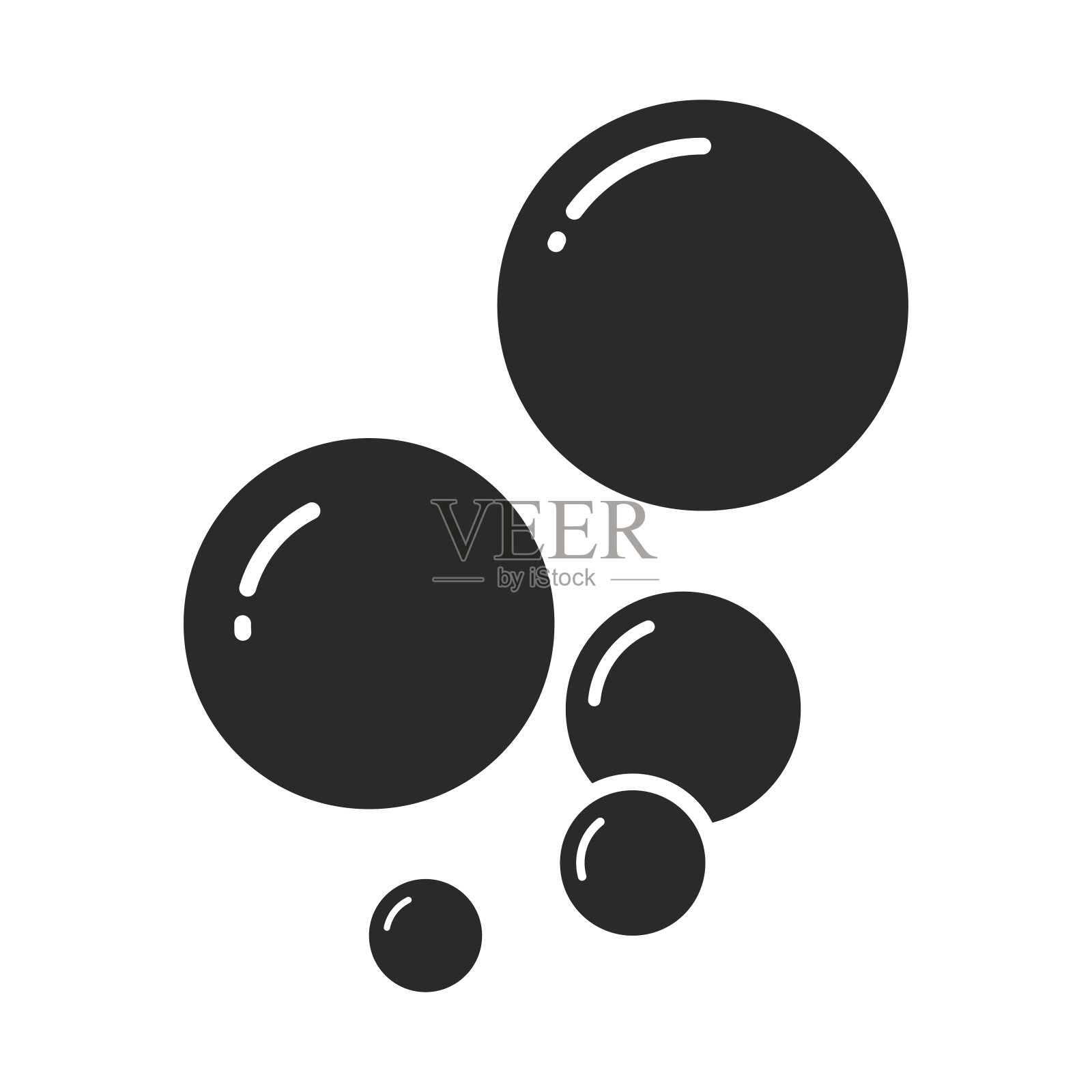 气泡图标矢量设计插图插画图片素材