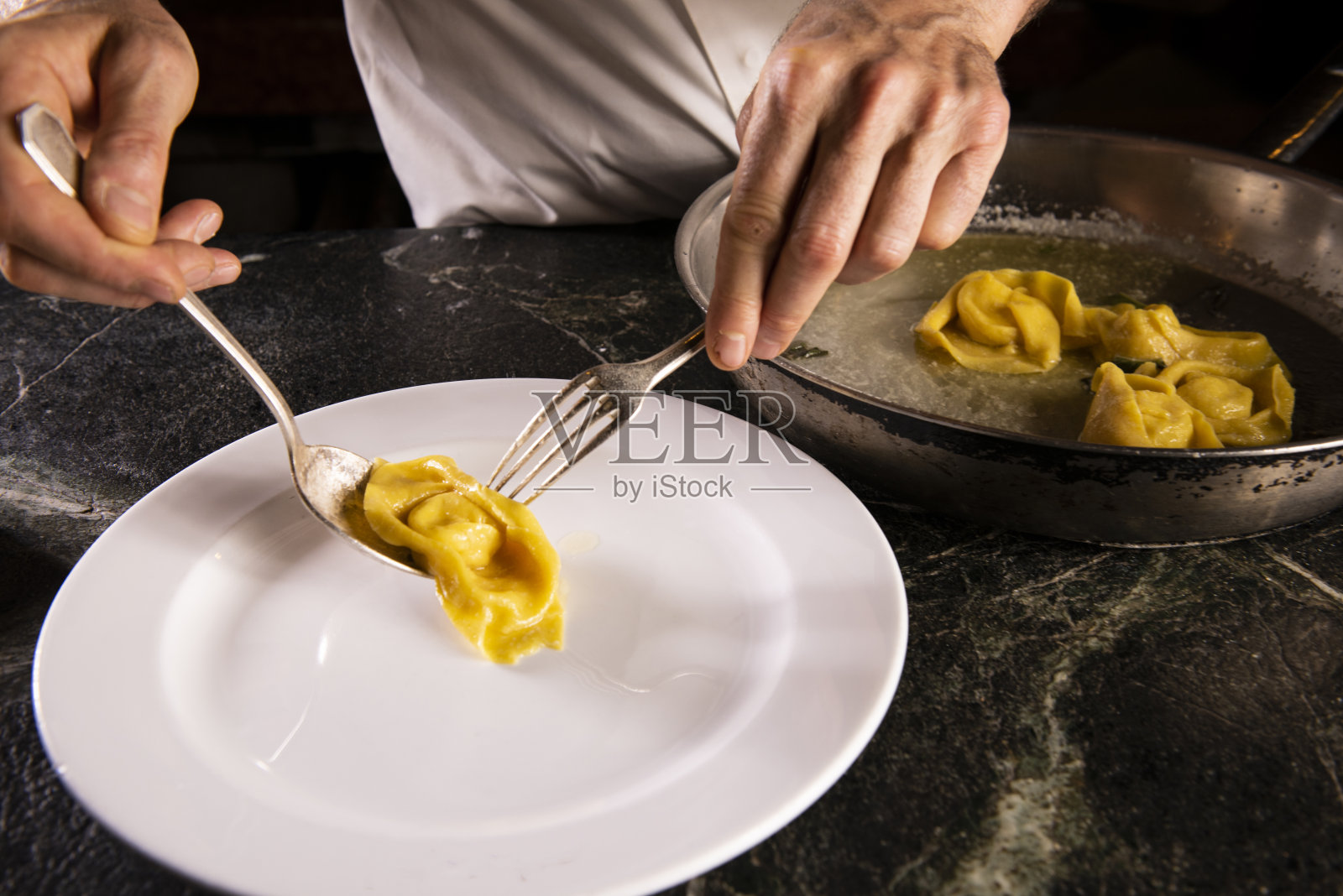 玉米饼，意大利菜，自制，照片摄影图片