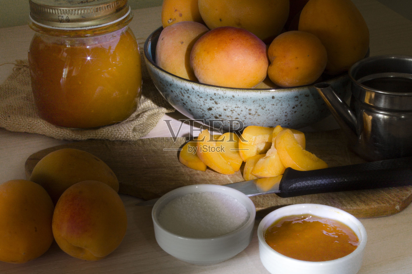 你的早餐是杏酱照片摄影图片