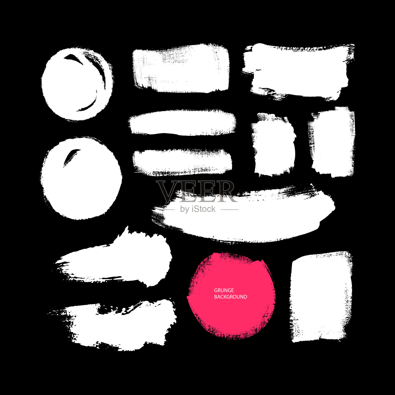 画笔描边集合插画图片素材