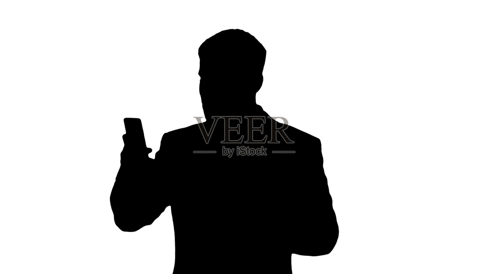 英俊的商人为一个社会人物行走和记录故事照片摄影图片