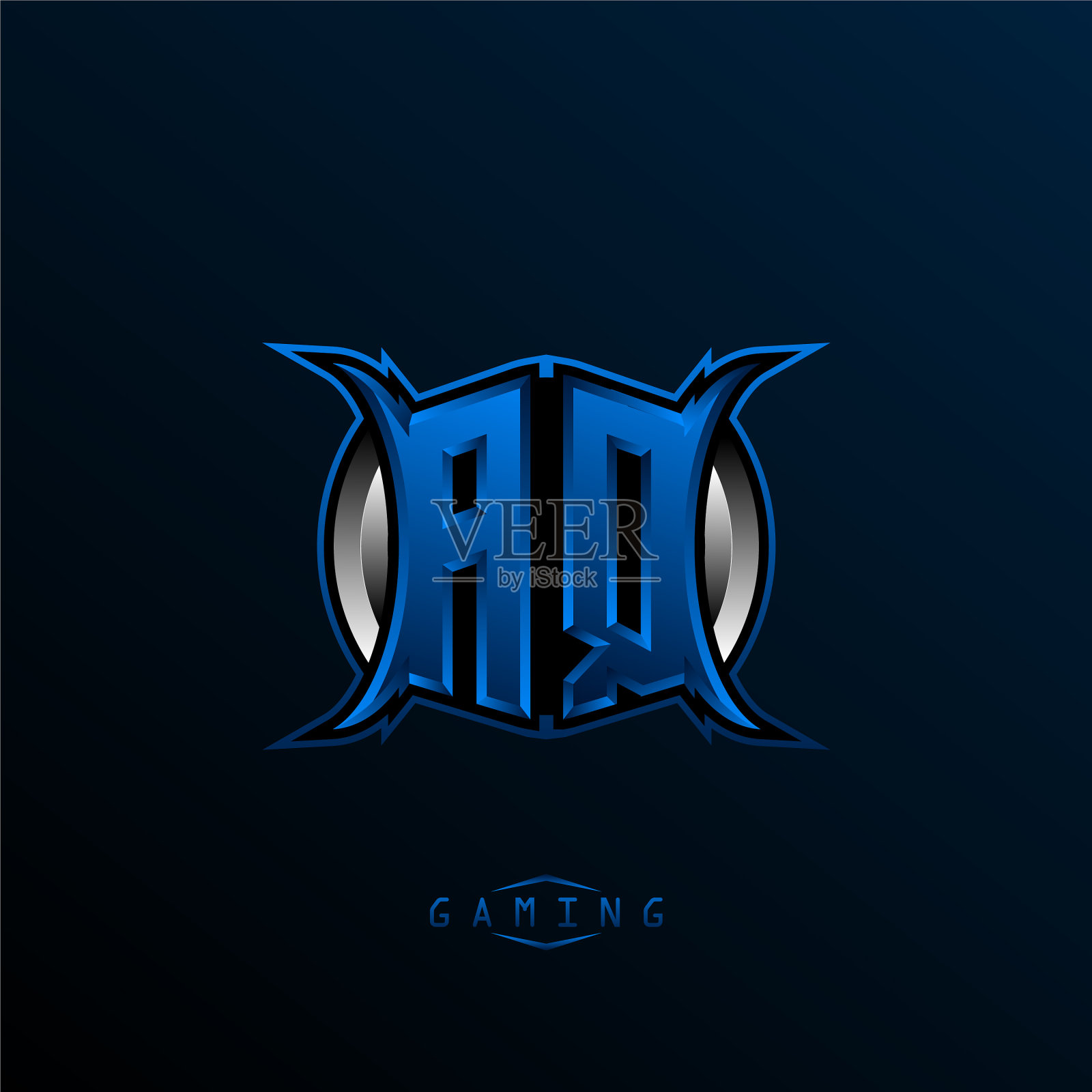 初始aq标志设计初始aq标志设计插画图片素材