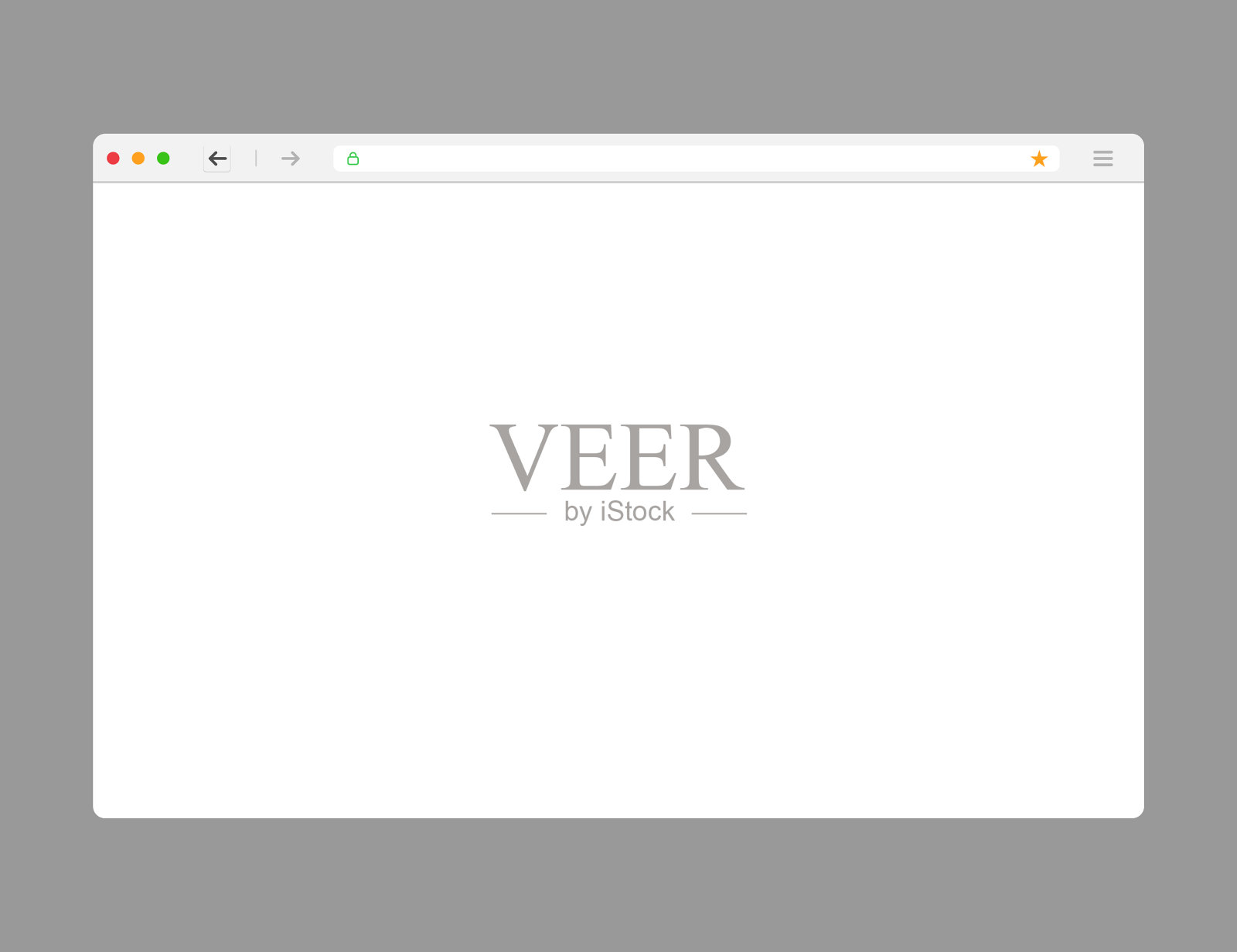 网页浏览器模型在轻现代平面设计设计模板素材