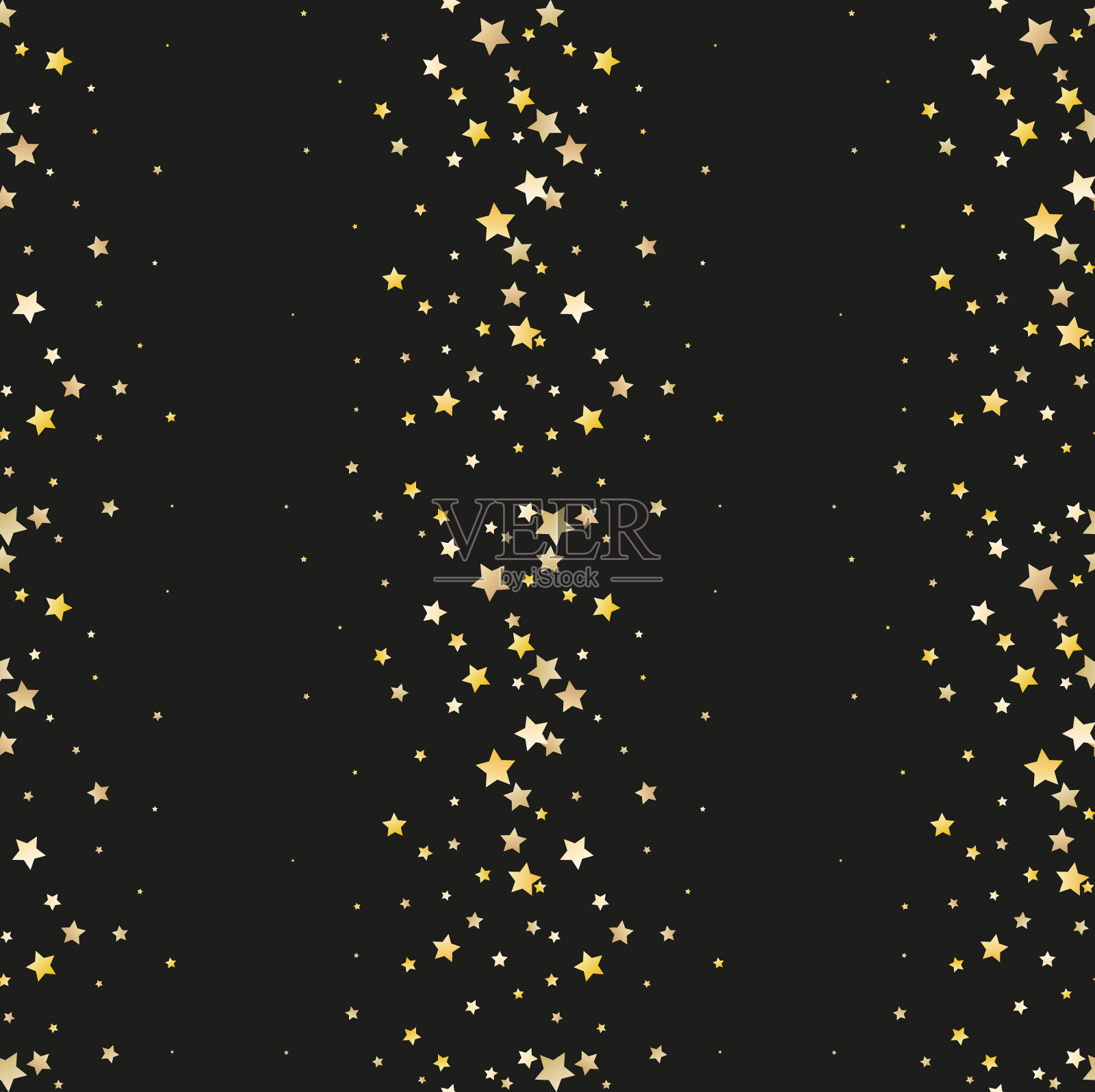 矢量金色闪光波抽象背景，金色闪光白色背景，金色闪光卡片设计。插画图片素材