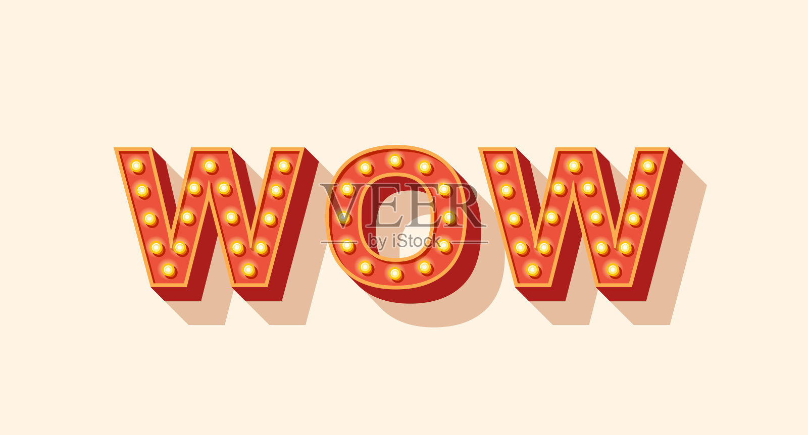 哇矢量图标插画图片素材