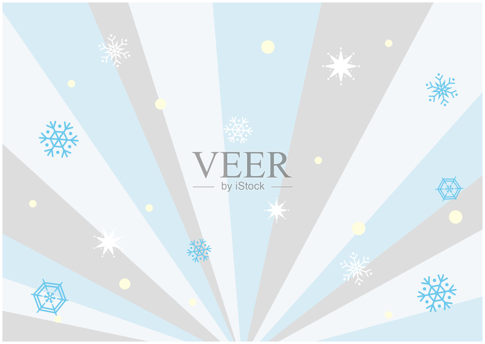 它是背景和在冬季图像中呈放射状扩散的雪水晶的插图材料。它是一个向量像。插画图片素材