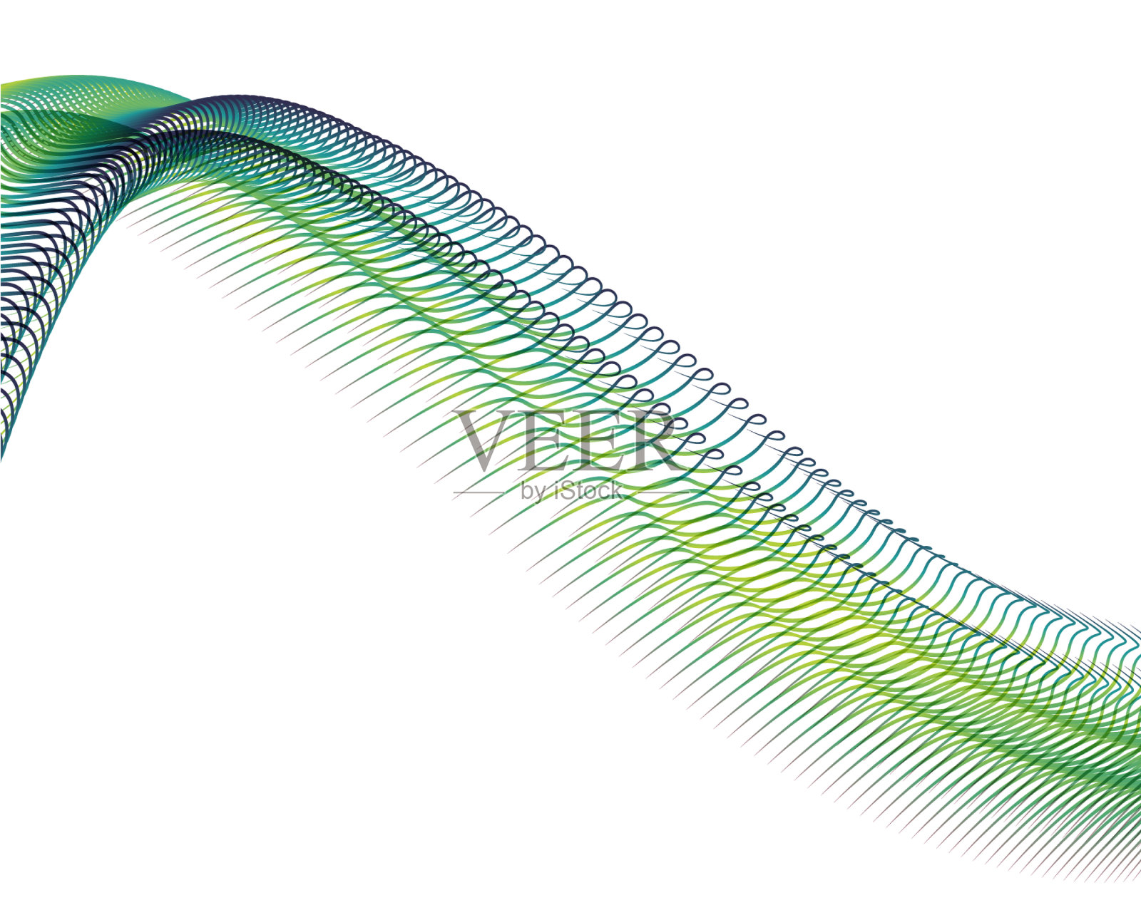 抽象背景混合波线设计插画图片素材