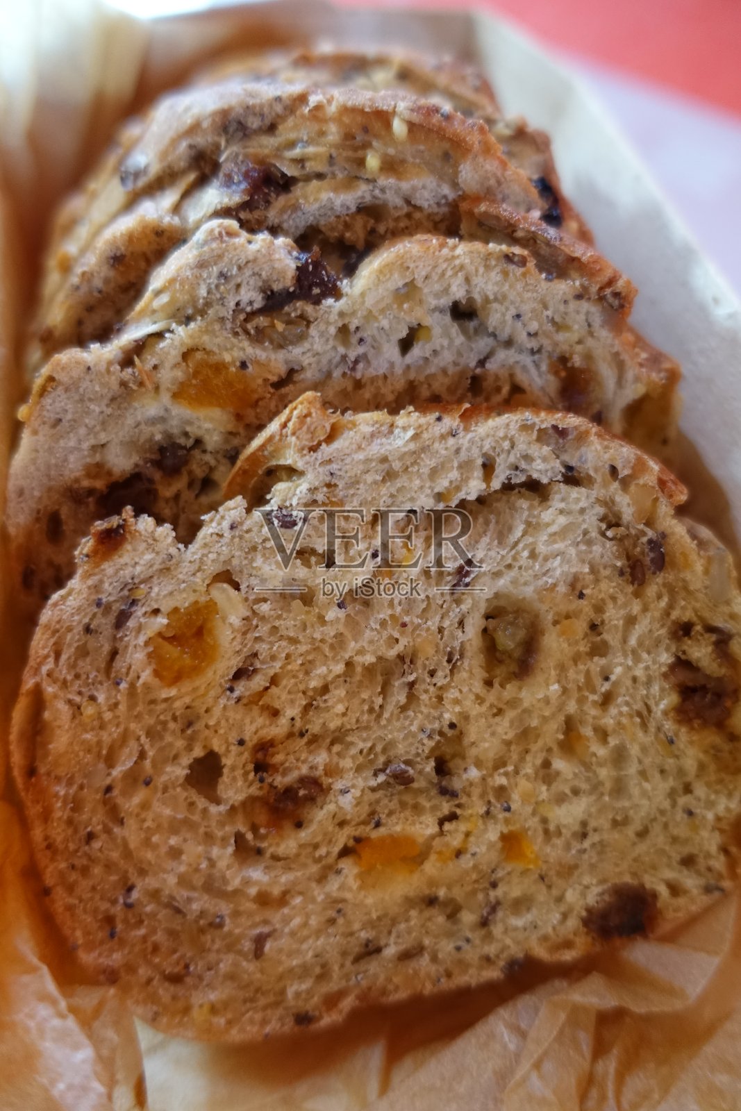 干果面包切片面包照片摄影图片